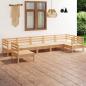 Preview: ARDEBO.de - 7-tlg. Garten-Lounge-Set Massivholz Kiefer