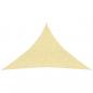 Preview: Sonnensegel 160 g/m² Beige 3x3x4,2 m HDPE