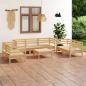 Preview: ARDEBO.de - 8-tlg. Garten-Lounge-Set Massivholz Kiefer