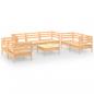 Preview: 8-tlg. Garten-Lounge-Set Massivholz Kiefer