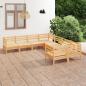 Preview: ARDEBO.de - 8-tlg. Garten-Lounge-Set Massivholz Kiefer