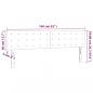 Preview: LED Kopfteil Rosa 160x5x78/88 cm Samt