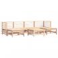 Preview: 7-tlg. Garten-Lounge-Set Massivholz Kiefer