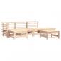 Preview: 6-tlg. Garten-Lounge-Set Massivholz Kiefer