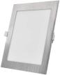 Preview: ARDEBO.de EMOS NEXXO ZD2243 LED-Einbauleuchte, quadratisch, Change CCT, 18W, 1600lm, 225x225mm, silber (1540231870)