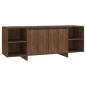 Preview: TV-Schrank Braun Eichen-Optik 130x35x50 cm Holzwerkstoff