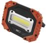 Preview: ARDEBO.de EMOS COB LED Arbeitsleuchte, 700 lm, 4x AA, schwarz-orange