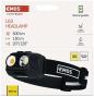 Preview: EMOS 1441317000 COB LED aufladbare Stirnlampe P3542, 500lm, 130m, Li-pol 1200mAh, schwarz