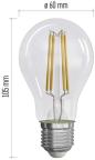 Preview: EMOS 1525283413 LED Lampe Filament A60 A CLASS, E27, 5W (75W), 1060lm, Neutralweiß