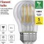 Preview: EMOS 1525283413 LED Lampe Filament A60 A CLASS, E27, 5W (75W), 1060lm, Neutralweiß