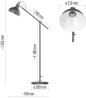 Preview: EMOS ARTHUR Z7610 Stehlampe, IP20, 25W, dunkelgrau (1538170000)