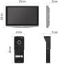 Preview: EMOS H4020 GoSmart Video-Türsprechanlage-Set, IP-750A, WiFi, Touchscreen, 7" Display, Full HD 1080p, IP65, schwarz (3010040200 )