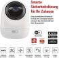 Preview: EMOS H4060 GoSmart rotierende Überwachungskamera, IP-220W, WiFi, weiß/schwrz (3024040600 )