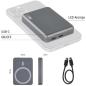 Preview: EMOS WI 522 Powerbank, 5000 mAh, 20W, Wireless, grau (1613055501)