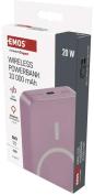 Preview: EMOS POWERBANK WI 1046 10000MAH SALMON, 10 000 mAh, 20 W+Wireless, lachs (B0551S)