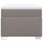 Preview: Boxspringbett mit Matratze Taupe 80x200 cm Stoff