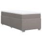 Preview: Boxspringbett mit Matratze Taupe 80x200 cm Stoff