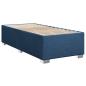 Preview: Boxspringbett mit Matratze Blau 80x200 cm Stoff