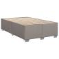 Preview: Boxspringbett mit Matratze Taupe 80x200 cm Stoff