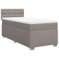 Preview: Boxspringbett mit Matratze Taupe 80x200 cm Stoff