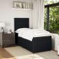 Preview: Boxspringbett mit Matratze Schwarz 90x190 cm Samt