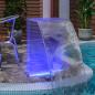 Preview: ARDEBO.de - Wasserfall-Element mit RGB-LEDs Acryl 51 cm