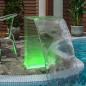 Preview: Wasserfall-Element mit RGB-LEDs Acryl 51 cm