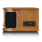 Preview: Retro-Plattenspieler aus Holz mit Bluetooth®, AM/FM-Radio, USB-Codierung, CD-Player, Kassettenspieler und eingebauten Lautsprechern