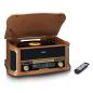 Preview: Retro-Plattenspieler aus Holz mit Bluetooth®, AM/FM-Radio, USB-Codierung, CD-Player, Kassettenspieler und eingebauten Lautsprechern