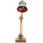 Preview: Schreibtischlampe Industrie-Stil Mehrfarbig Rund 23x18x95cm E27