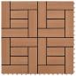 Preview: ARDEBO.de - 22 Stk. Terrassenfliesen 30 x 30 cm 2 qm WPC Braun