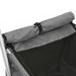 Preview: Hundewagen Faltbar Grau 100x49x96 cm Leinenstoff