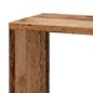 Preview: Wand-Eckregal Altholz-Optik 45x45x147 cm Holzwerkstoff