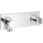 Preview: ARDEBO.de GROHE Grohtherm F Wandanschlussbogen, intgrierter Brausehalter, für 35034000, ohne Rohbauset, chrom (26878000)