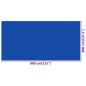 Preview: Zeltteppich 400x800 cm Blau HDPE