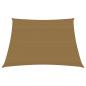 Preview: Sonnensegel 160 g/m² Taupe 4/5x3 m HDPE