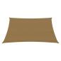 Preview: Sonnensegel 160 g/m² Taupe 4/5x3 m HDPE