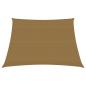 Preview: Sonnensegel 160 g/m² Taupe 4/5x4 m HDPE