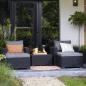 Preview: Allibert Gartenhocker California Grau