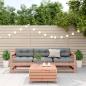 Preview: 4-tlg. Garten-Lounge-Set mit Kissen Massivholz Douglasie