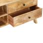 Preview: TV-Schrank 97 x 35 x 47 cm Massivholz Mango