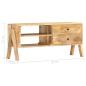 Preview: TV-Schrank 97 x 35 x 47 cm Massivholz Mango