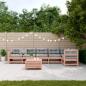 Preview: 7-tlg. Garten-Lounge-Set mit Kissen Massivholz Douglasie