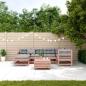 Preview: 7-tlg. Garten-Lounge-Set mit Kissen Massivholz Douglasie