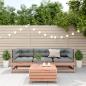 Preview: 4-tlg. Garten-Lounge-Set mit Kissen Massivholz Douglasie