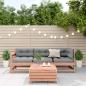 Preview: 4-tlg. Garten-Lounge-Set mit Kissen Massivholz Douglasie