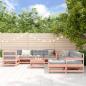 Preview: ARDEBO.de - 10-tlg. Garten-Lounge-Set mit Kissen Massivholz Douglasie