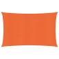 Preview: Sonnensegel 160 g/m² Orange 2,5x4,5 m HDPE