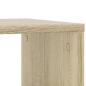 Preview: Beistelltisch mit Rollen Sonoma-Eiche 50x30x55 cm Holzwerkstoff