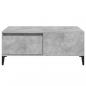 Preview: Couchtisch Betongrau 90x50x36,5 cm Holzwerkstoff